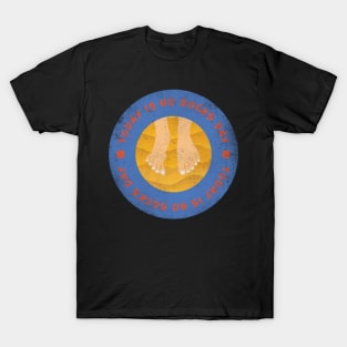 Today is No Socks Day Badge T-Shirt